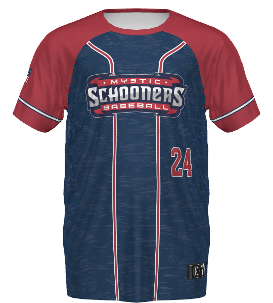 Schooners Red/White/Blue Replica Jersey